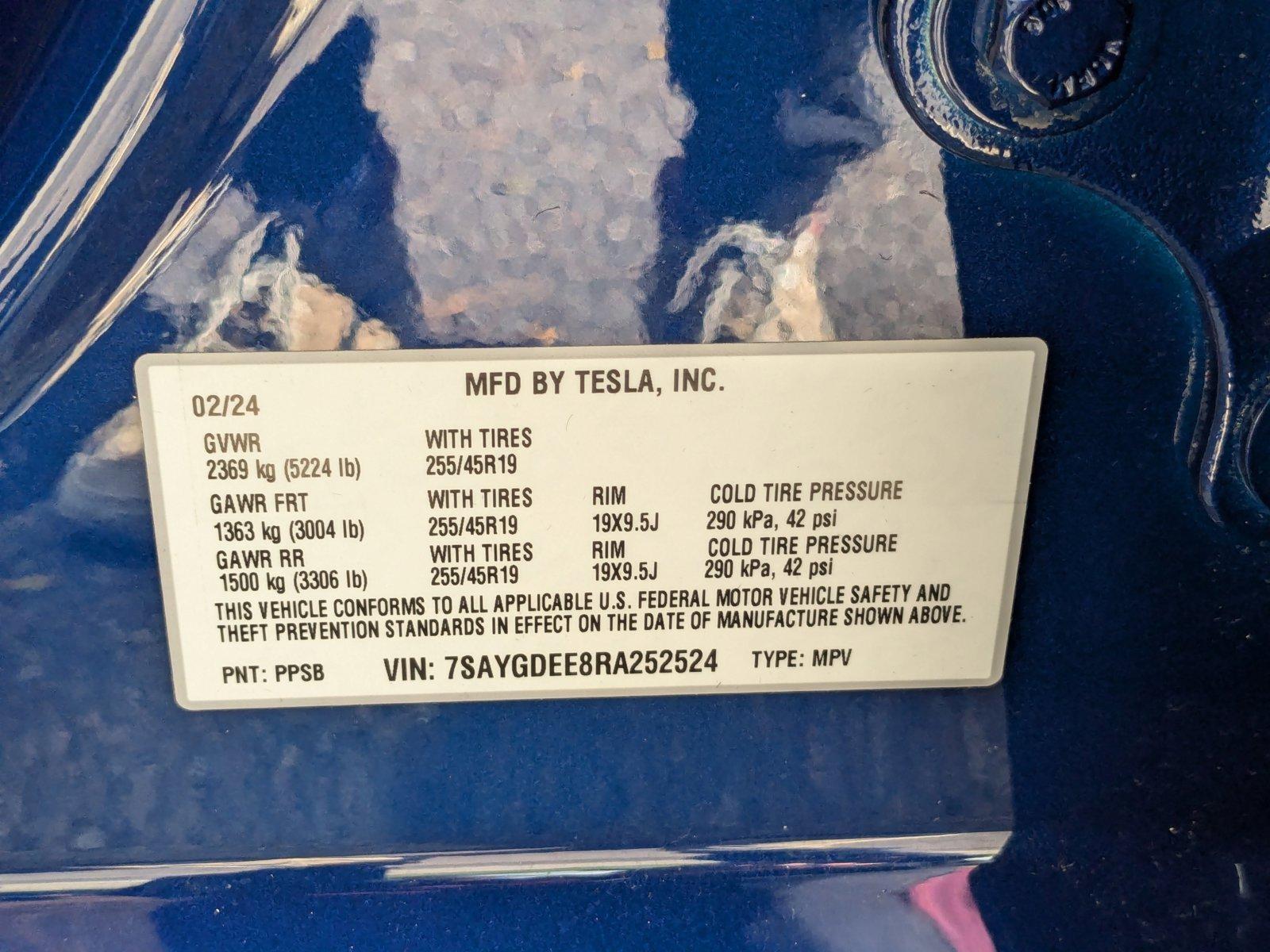 2024 Tesla Model Y Vehicle Photo in LONE TREE, CO 80124-2750