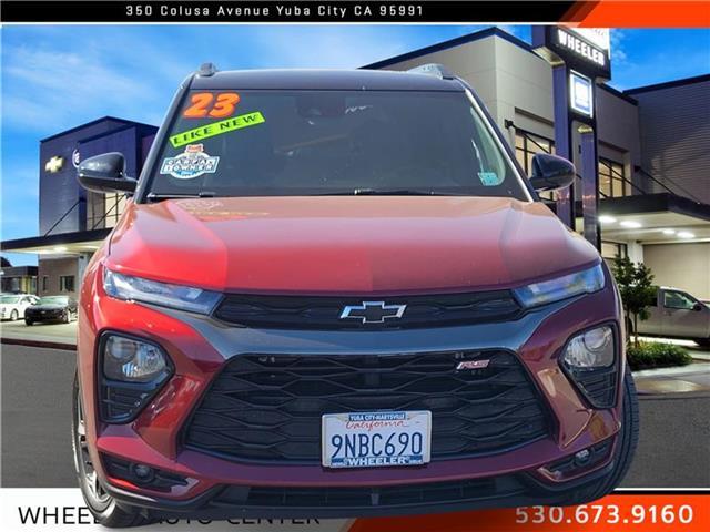 Used 2023 Chevrolet TrailBlazer RS with VIN KL79MTSL2PB200619 for sale in Yuba City, CA