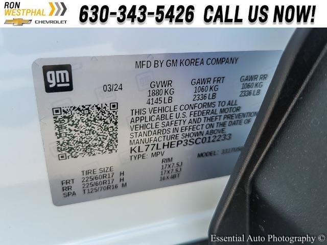 2025 Chevrolet Trax Vehicle Photo in AURORA, IL 60503-9326