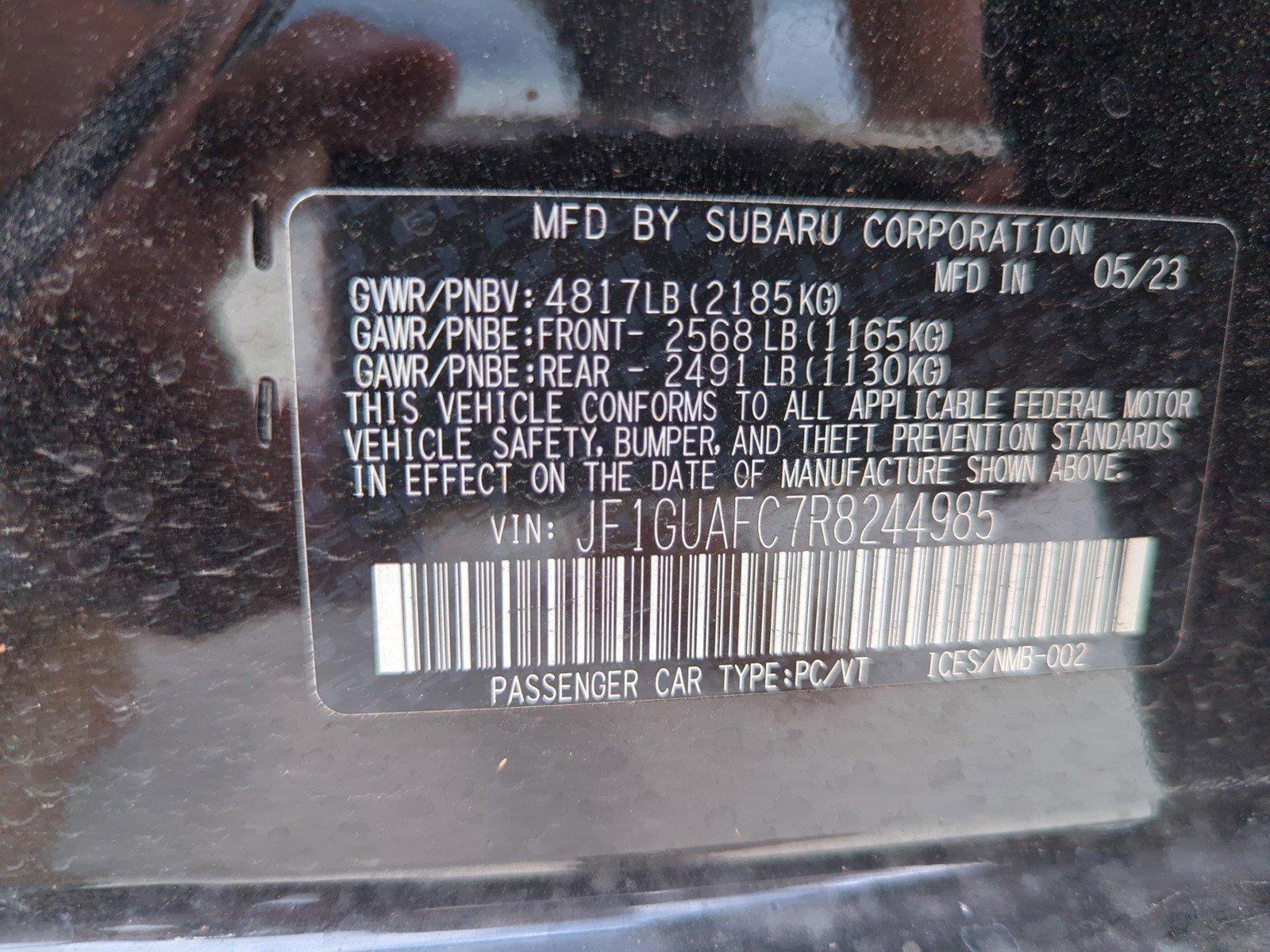 2024 Subaru Impreza Vehicle Photo in Pembroke Pines, FL 33027