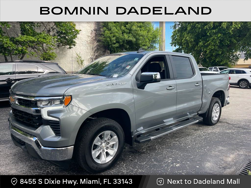 Used 2024 Chevrolet Silverado 1500 LT with VIN 1GCPACEKXRZ169068 for sale in Miami, FL