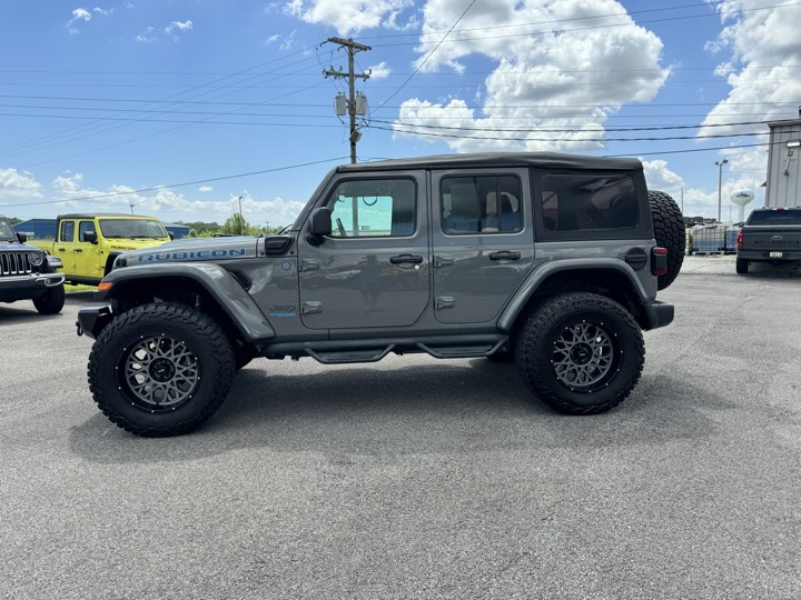 Used 2021 Jeep Wrangler Unlimited Rubicon 4XE with VIN 1C4JJXR60MW774219 for sale in Salem, IL