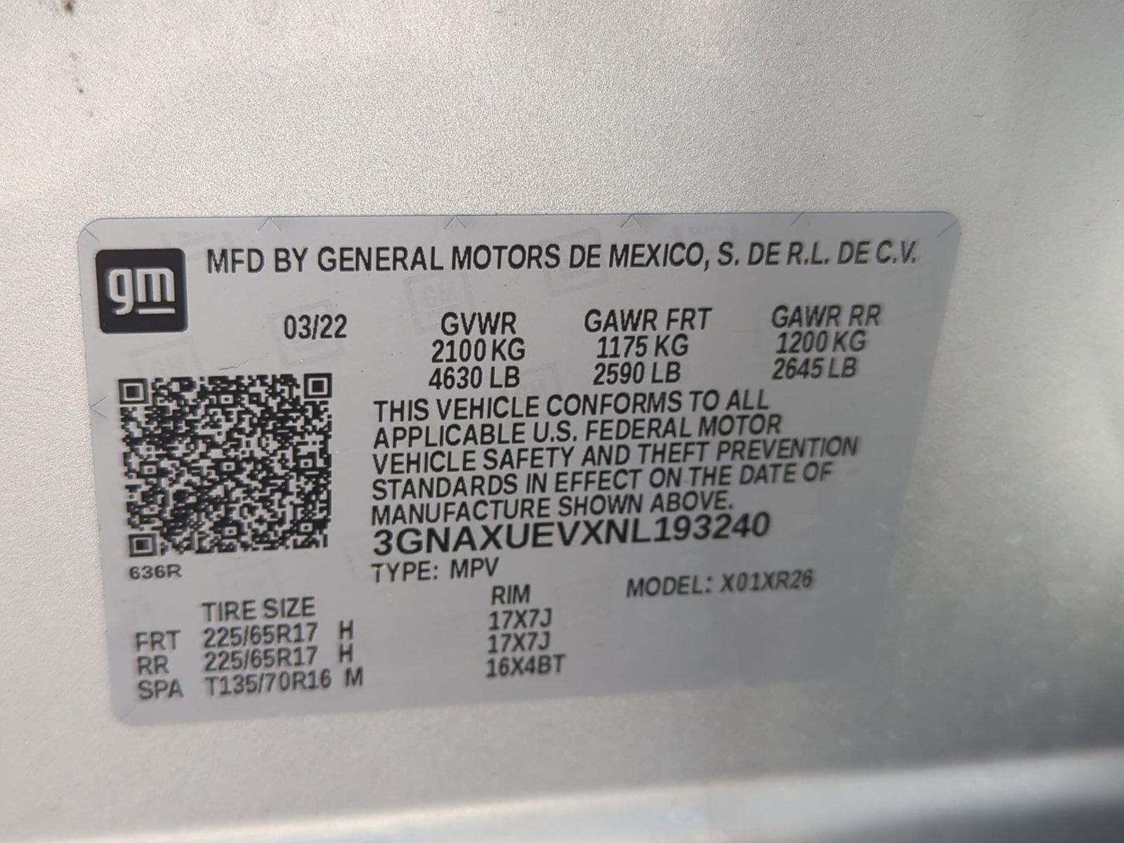 2022 Chevrolet Equinox Vehicle Photo in Ft. Myers, FL 33907