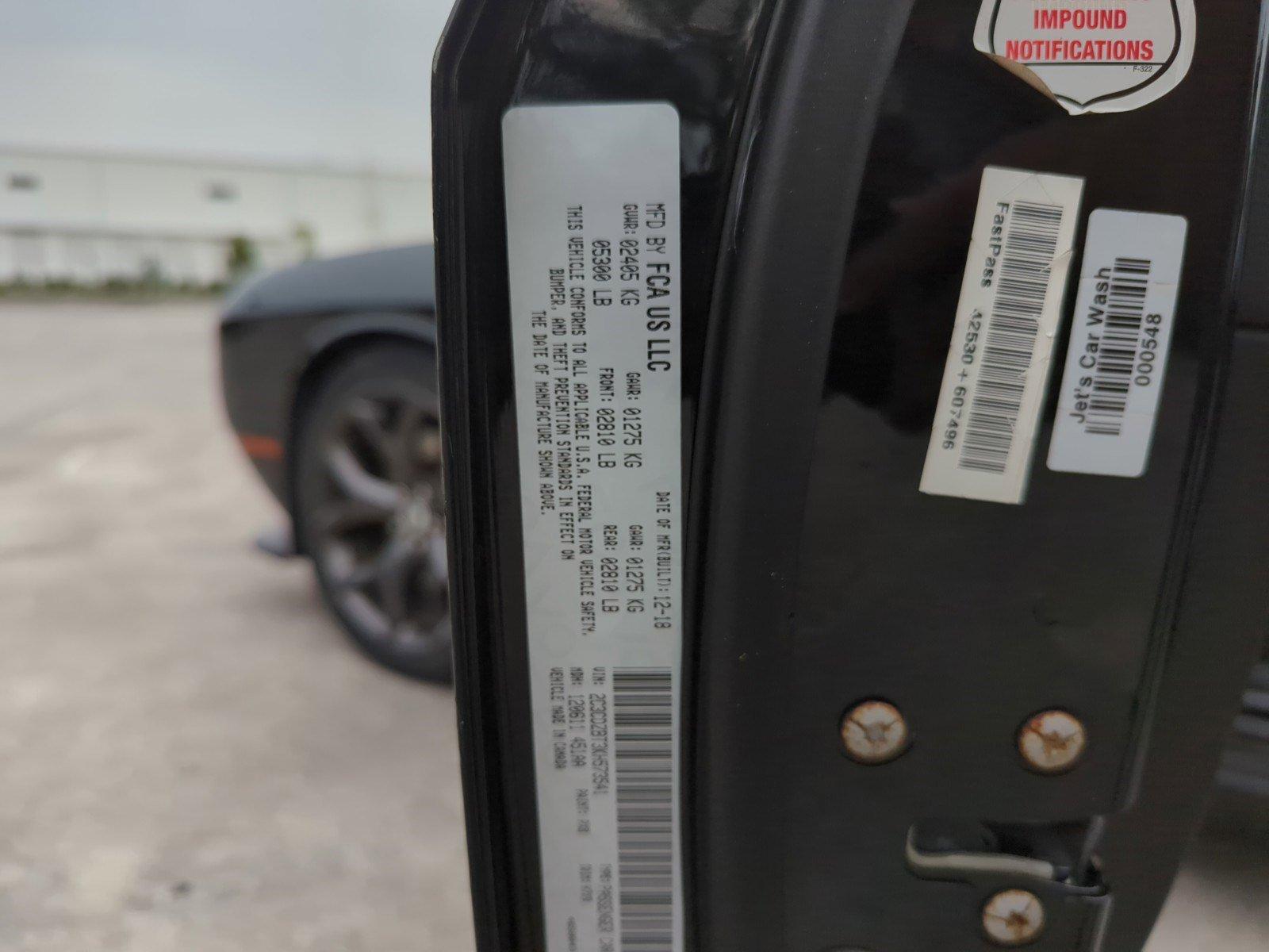 2019 Dodge Challenger Vehicle Photo in Margate, FL 33063