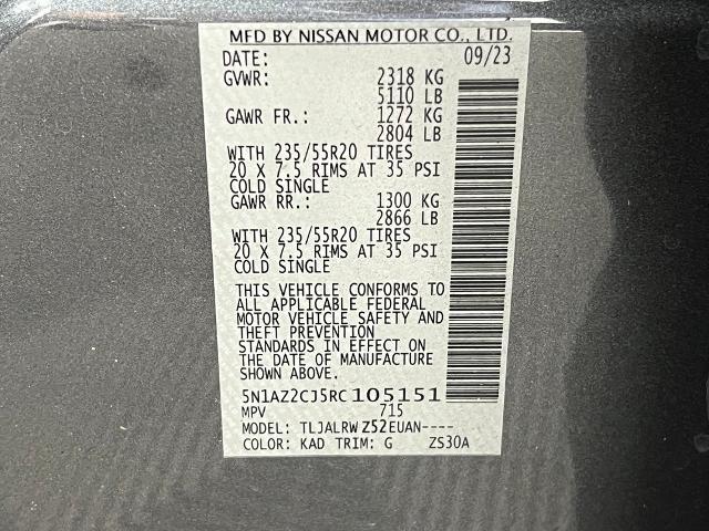 2024 Nissan Murano Vehicle Photo in Tulsa, OK 74129