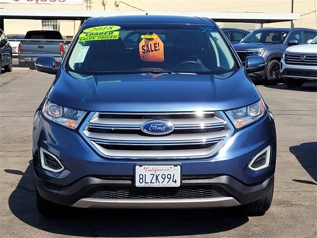 Used 2018 Ford Edge Titanium with VIN 2FMPK4K92JBB41630 for sale in Merced, CA