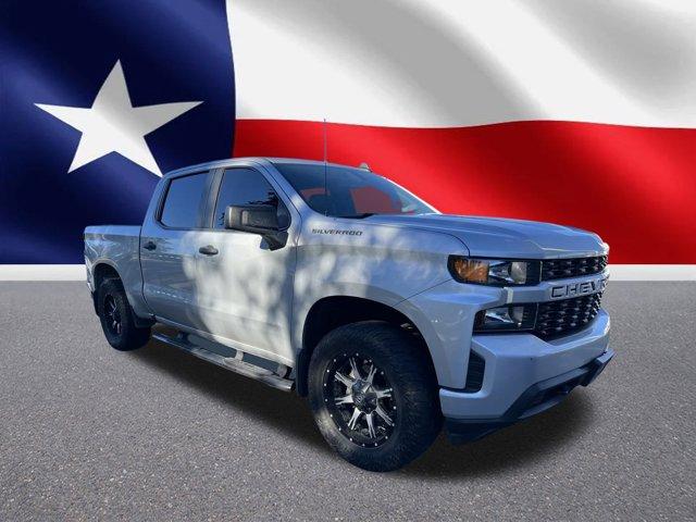 Used 2021 Chevrolet Silverado 1500 Custom with VIN 1GCPWBEH4MZ161511 for sale in Baytown, TX