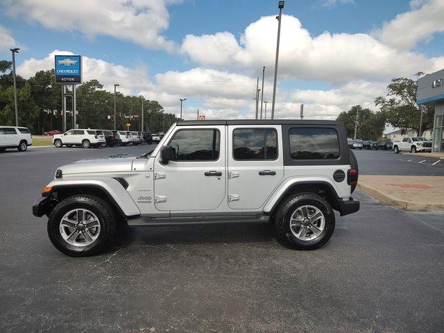 Used 2022 Jeep Wrangler Unlimited Sahara with VIN 1C4HJXEN5NW242185 for sale in Bainbridge, GA