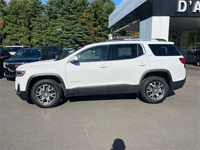 Certified 2022 GMC Acadia SLE with VIN 1GKKNRL46NZ110801 for sale in Shelton, CT