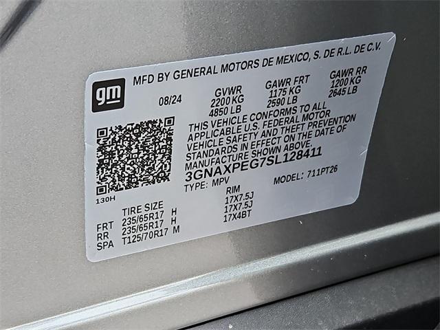 2025 Chevrolet Equinox Vehicle Photo in BERLIN, MD 21811-1121