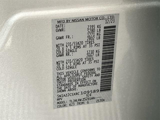 2024 Nissan Murano Vehicle Photo in Tulsa, OK 74129