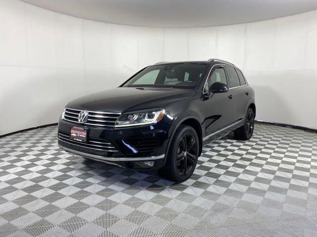 Used 2017 Volkswagen Touareg Wolfsburg Edition with VIN WVGRF7BPXHD005294 for sale in Medina, OH