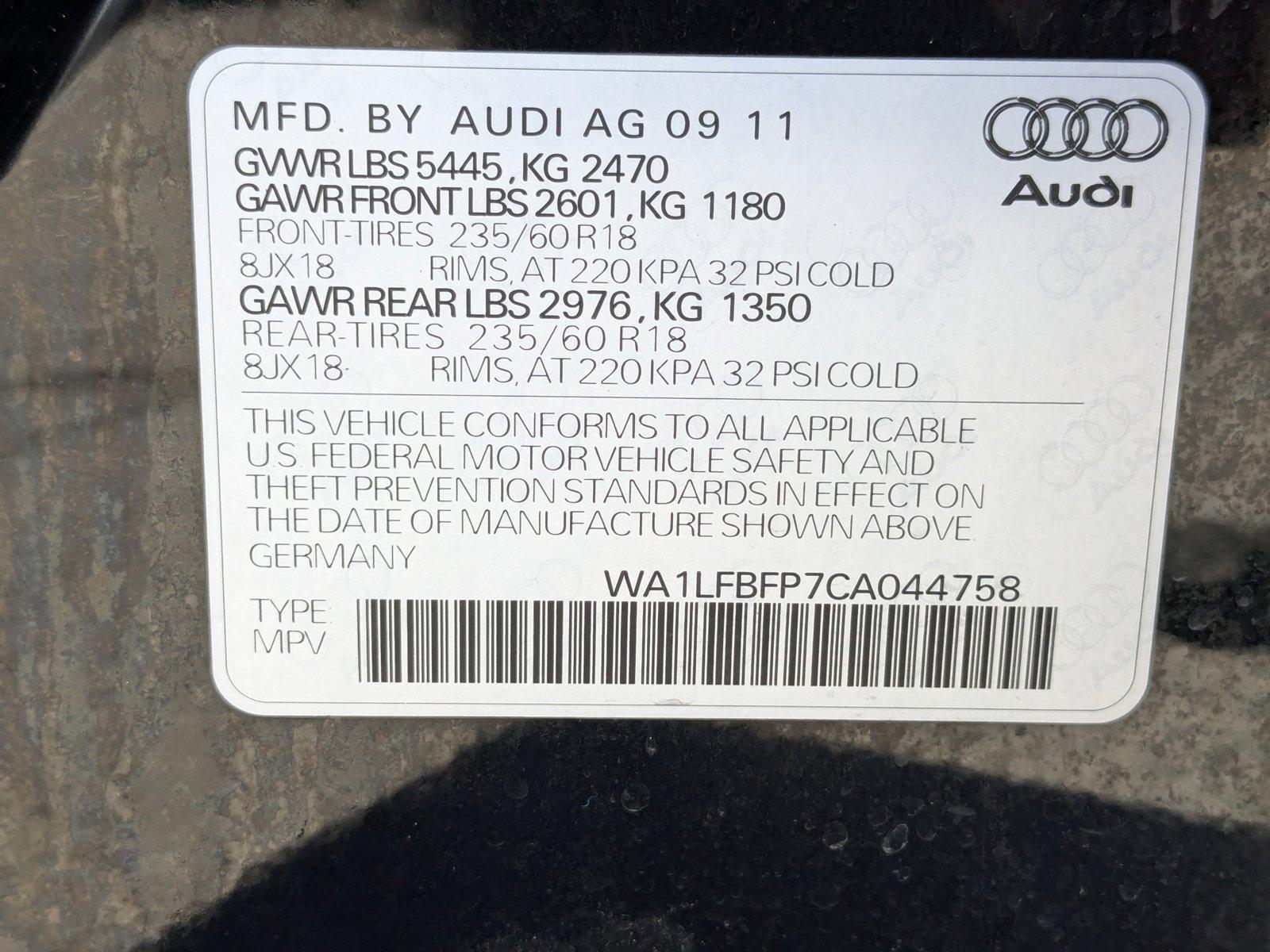 2012 Audi Q5 Vehicle Photo in Spokane Valley, WA 99212