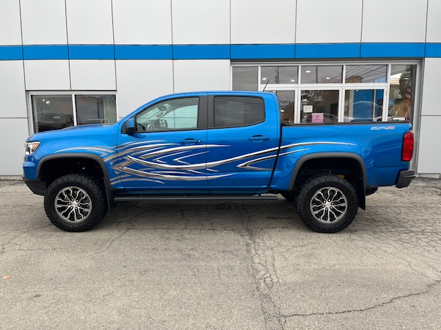 Certified 2022 Chevrolet Colorado ZR2 with VIN 1GCGTEEN7N1309487 for sale in New Bethlehem, PA