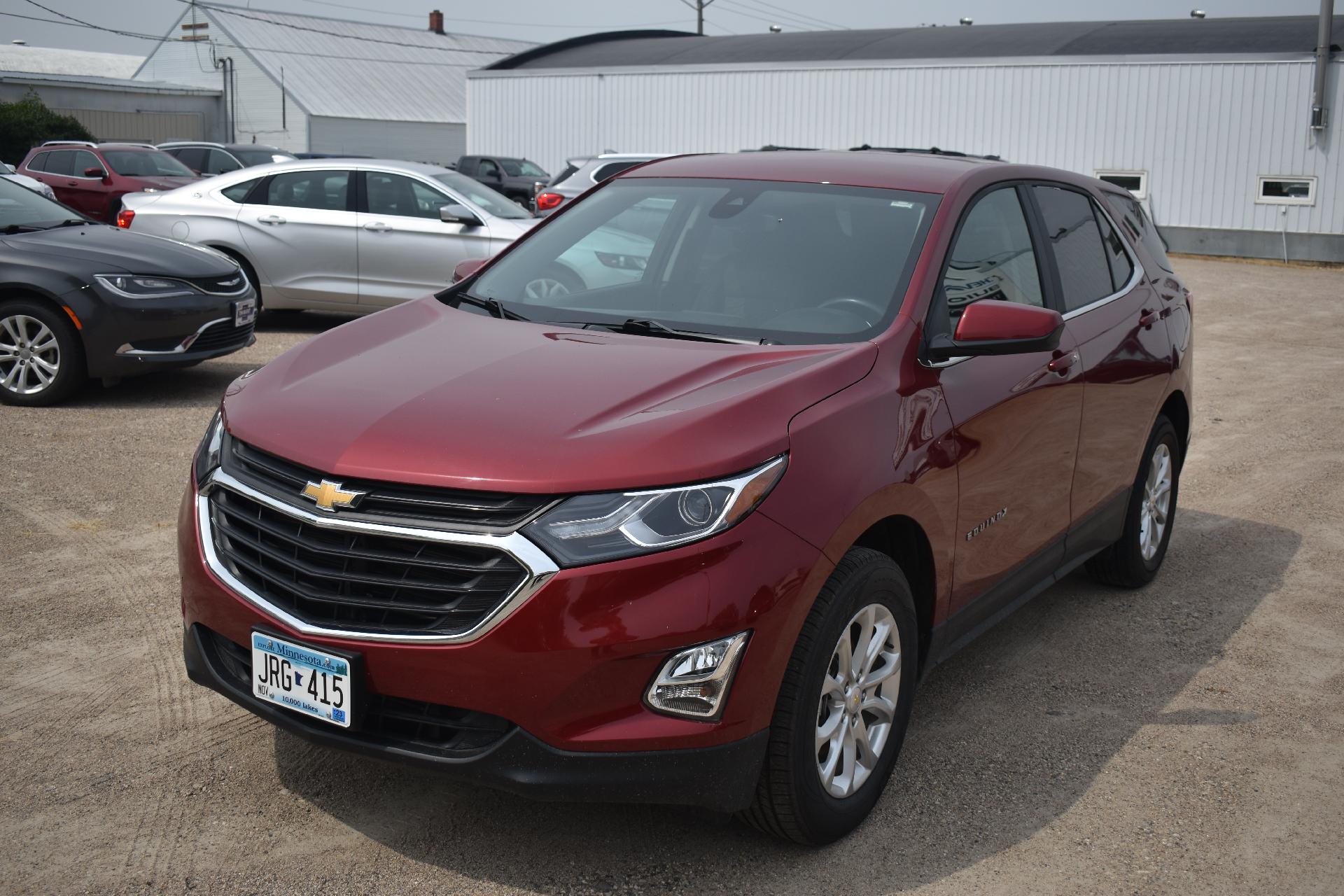 Used 2021 Chevrolet Equinox LT with VIN 2GNAXUEV1M6112693 for sale in Red Lake Falls, Minnesota