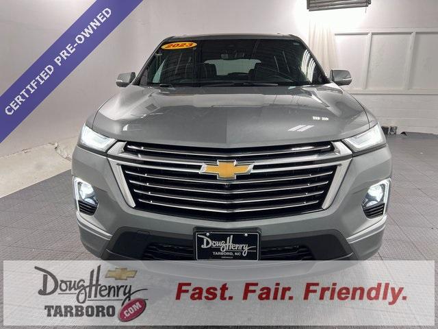 Certified 2023 Chevrolet Traverse Premier with VIN 1GNEVKKW5PJ303971 for sale in Tarboro, NC