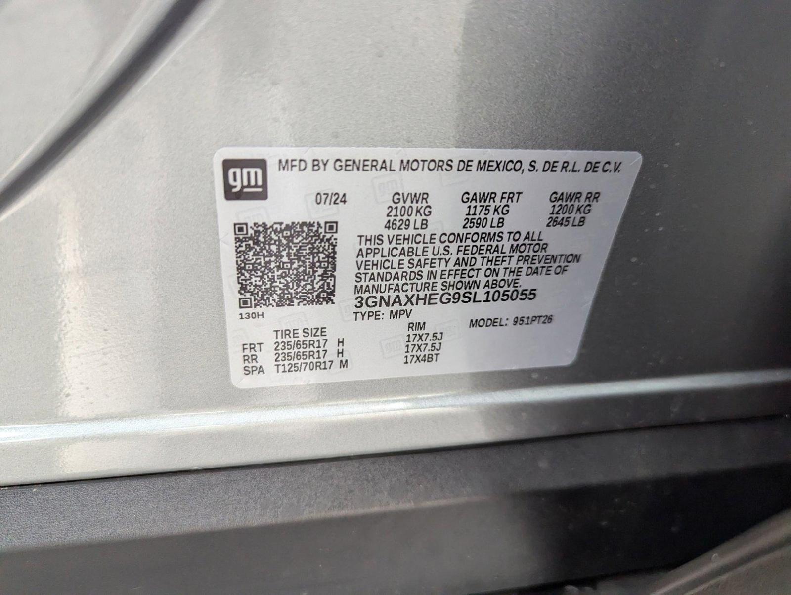 2025 Chevrolet Equinox Vehicle Photo in ORLANDO, FL 32812-3021