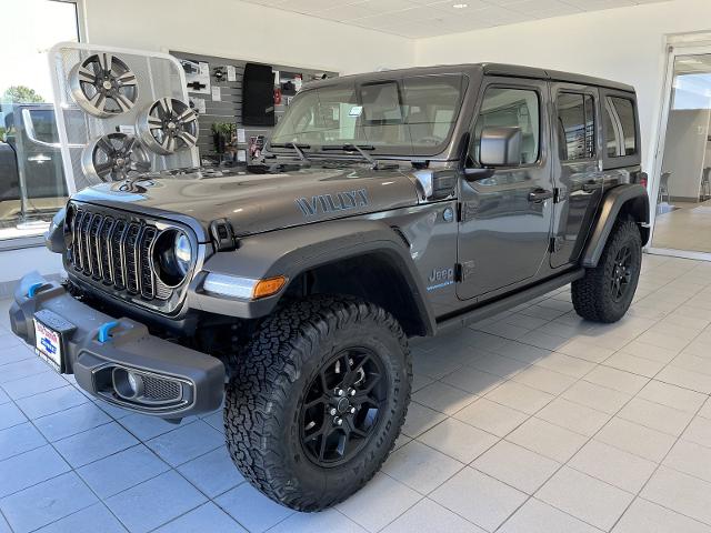 Used 2024 Jeep Wrangler 4xe Willys 4XE with VIN 1C4RJXN60RW191701 for sale in Morton, IL