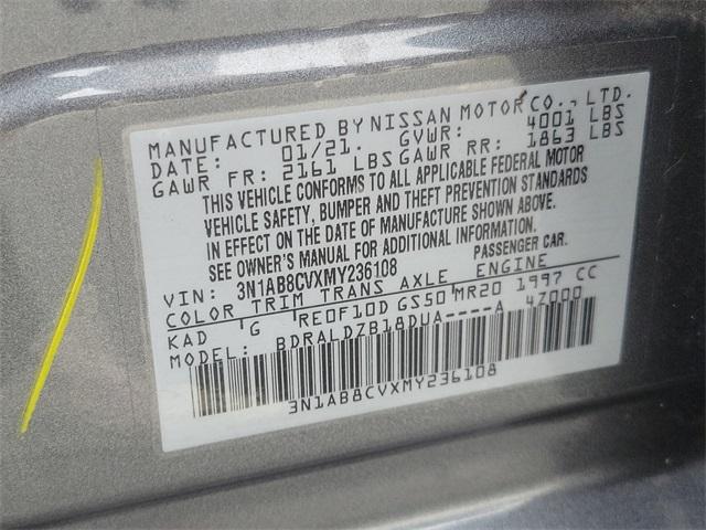 2021 Nissan Sentra Vehicle Photo in BERLIN, MD 21811-1121