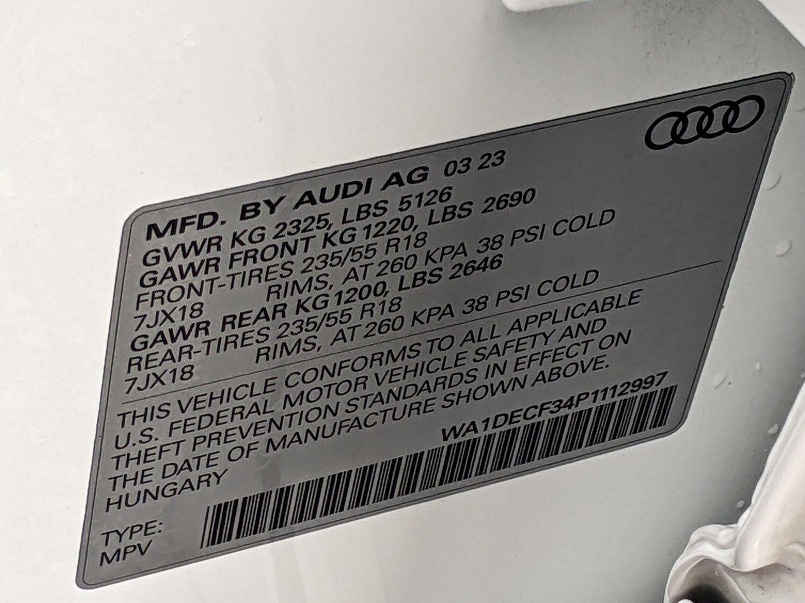 2023 Audi Q3 Vehicle Photo in Cockeysville, MD 21030