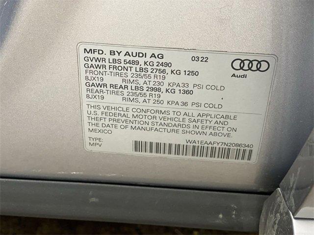 2022 Audi Q5 Vehicle Photo in PORTLAND, OR 97225-3518