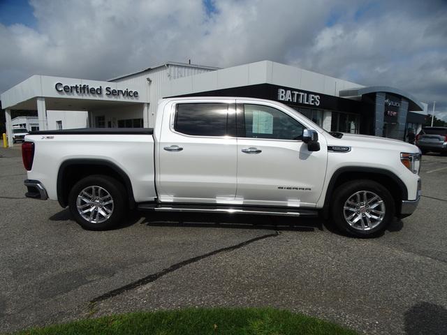 Certified 2021 GMC Sierra 1500 SLT with VIN 3GTU9DED5MG478720 for sale in Bourne, MA