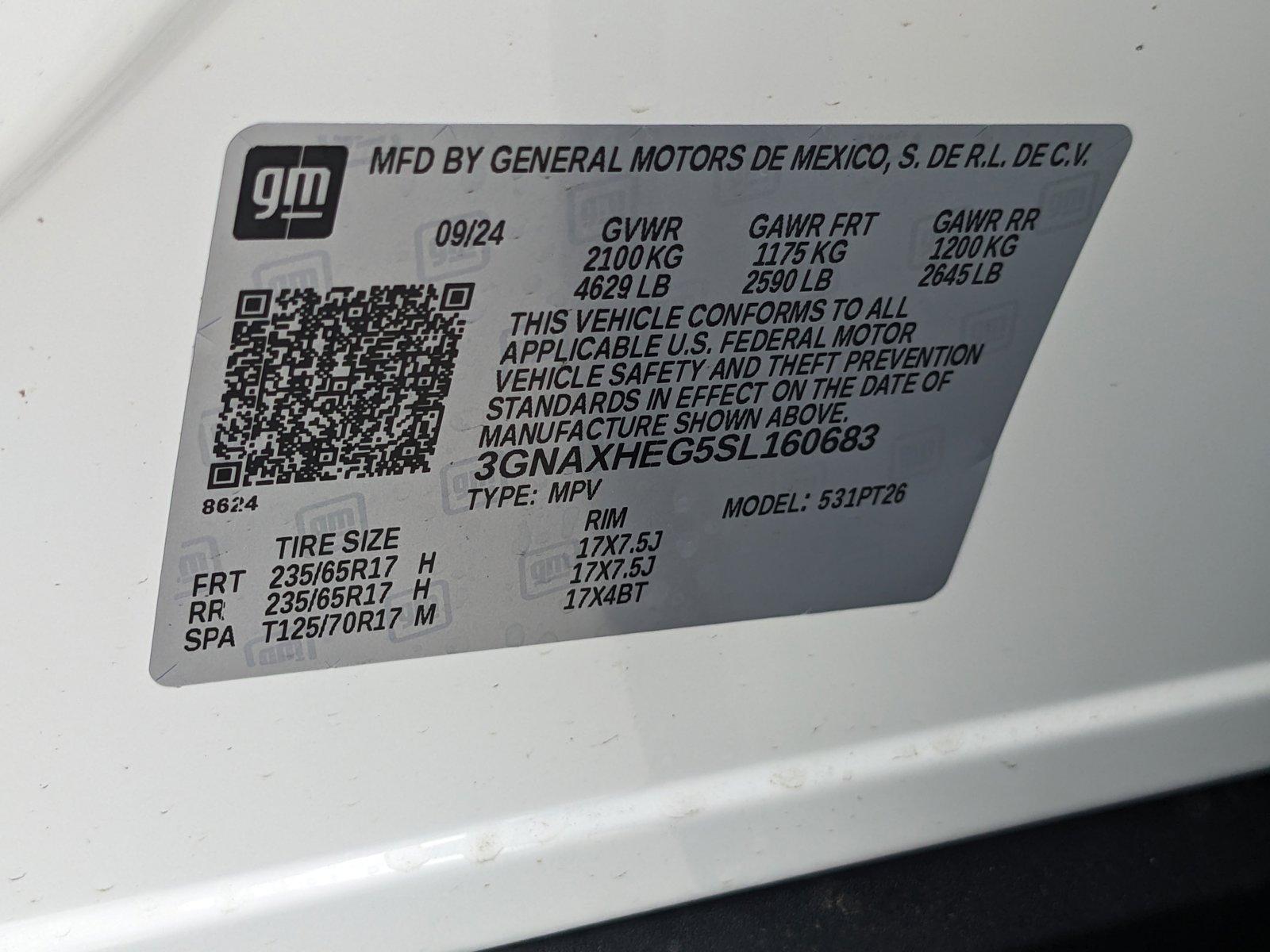 2025 Chevrolet Equinox Vehicle Photo in MIAMI, FL 33172-3015