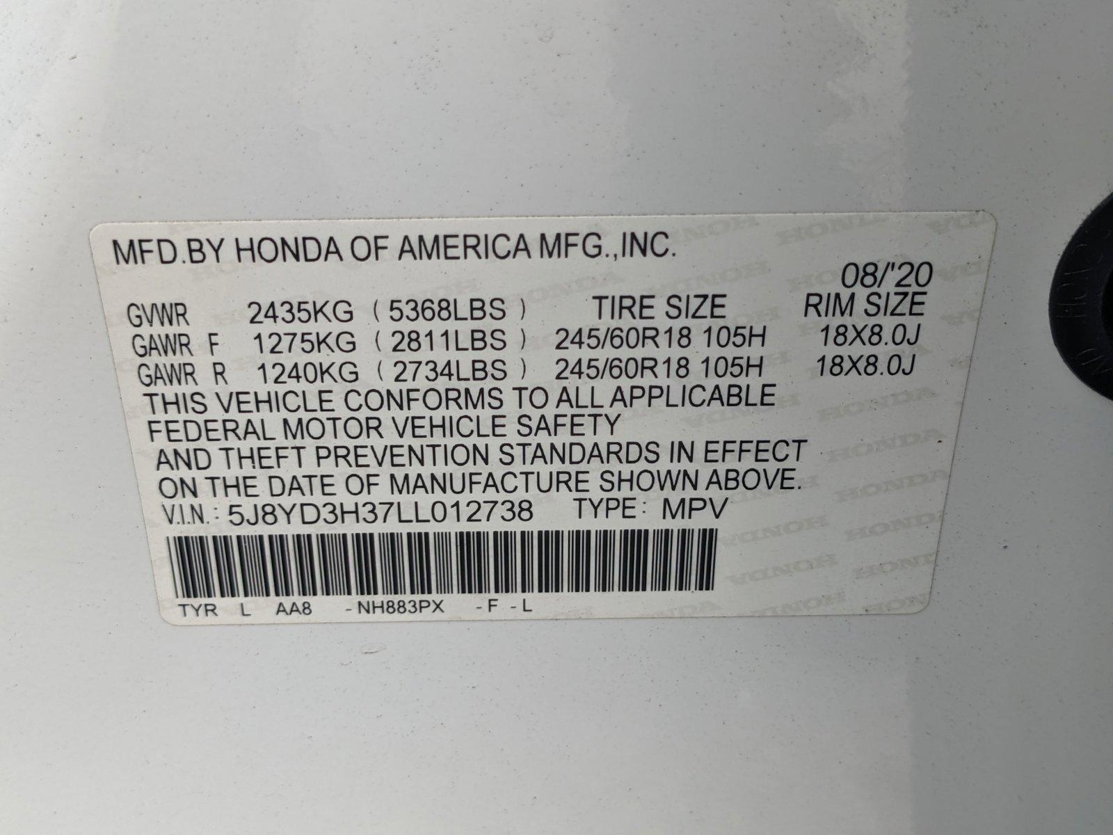 2020 Acura MDX Vehicle Photo in GREENACRES, FL 33463-3207