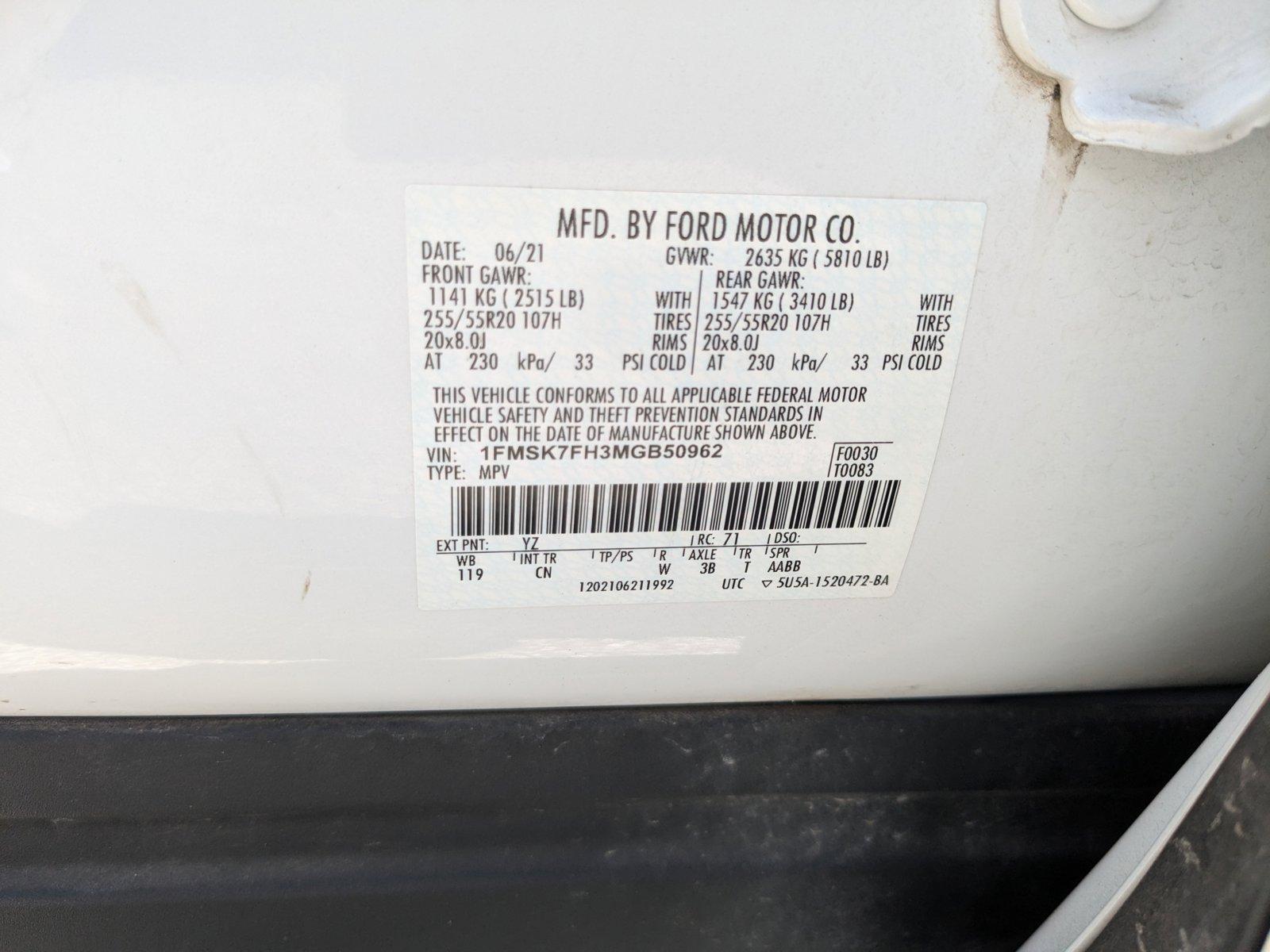 2021 Ford Explorer Vehicle Photo in MIAMI, FL 33134-2699