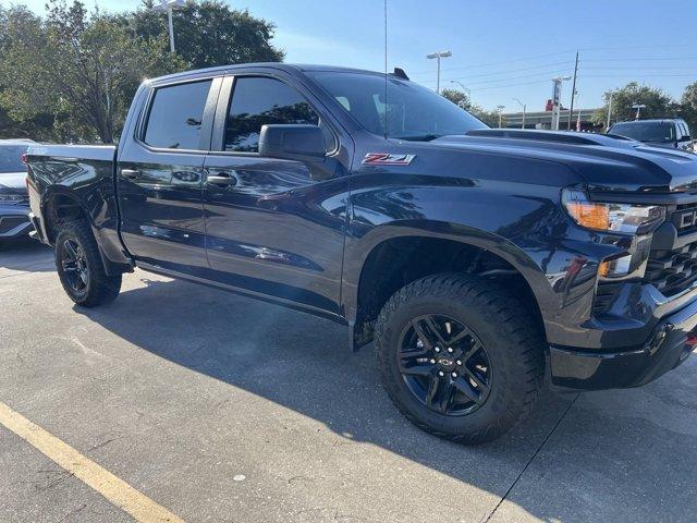 Used 2023 Chevrolet Silverado 1500 Custom with VIN 3GCUDCED7PG329688 for sale in Jersey Village, TX