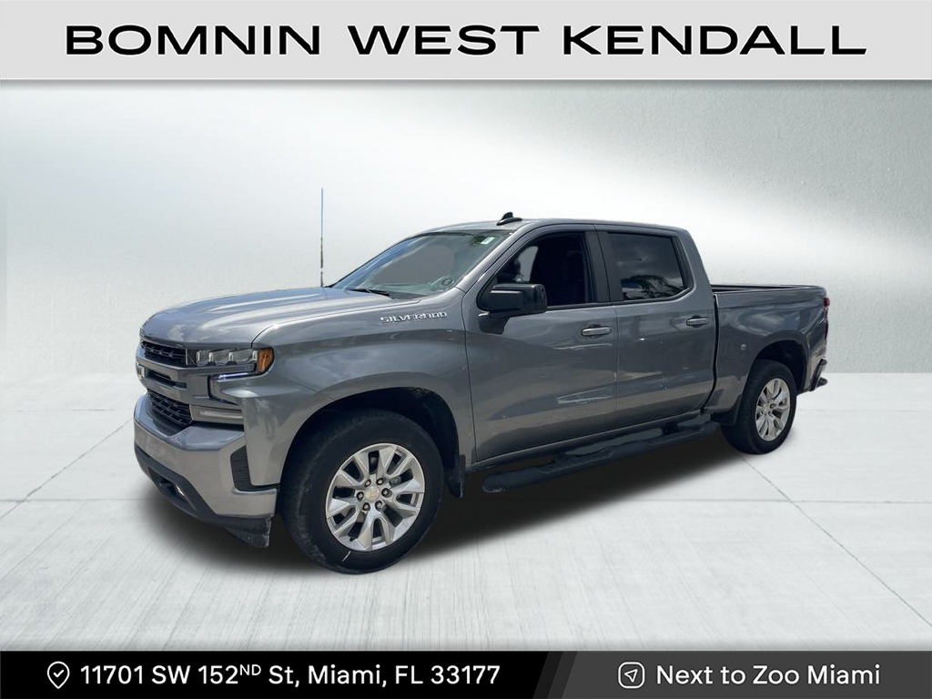 Used 2021 Chevrolet Silverado 1500 RST with VIN 1GCPWDEK7MZ412626 for sale in Miami, FL