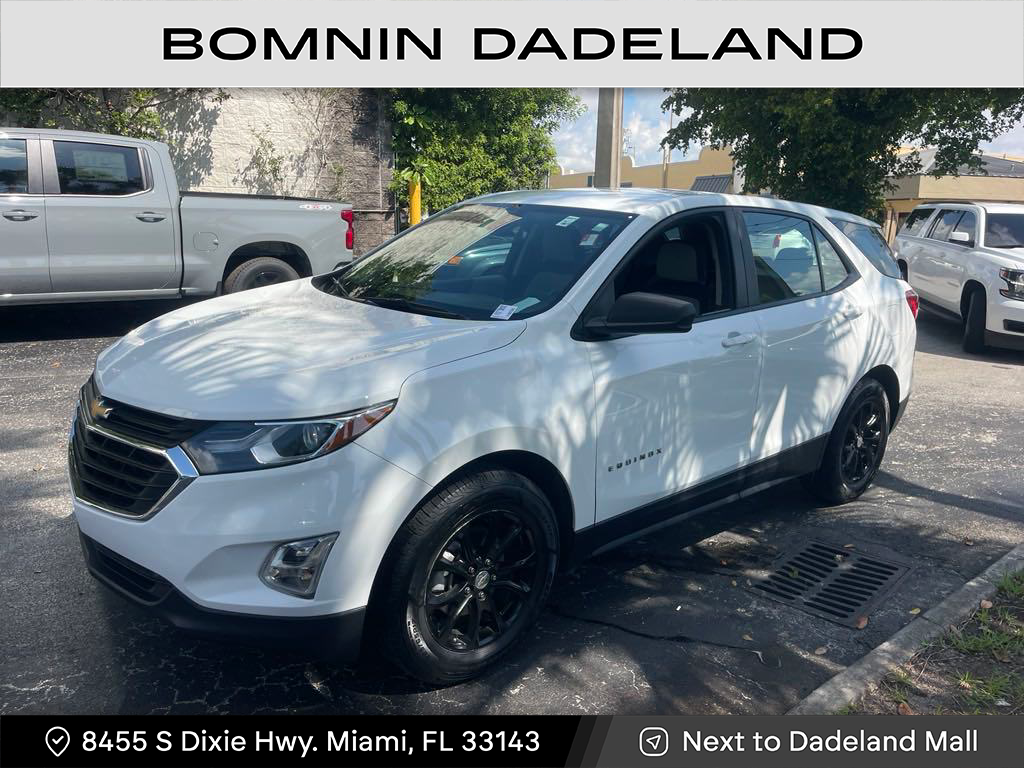 Used 2021 Chevrolet Equinox LS with VIN 3GNAXHEV8MS161995 for sale in Miami, FL