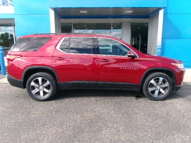 Certified 2021 Chevrolet Traverse 3LT with VIN 1GNEVHKW6MJ223304 for sale in Wahpeton, ND