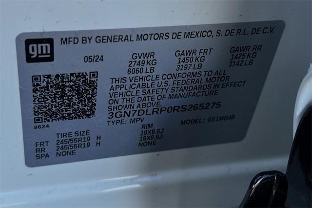 2024 Chevrolet Equinox EV Vehicle Photo in SALINAS, CA 93907-2500