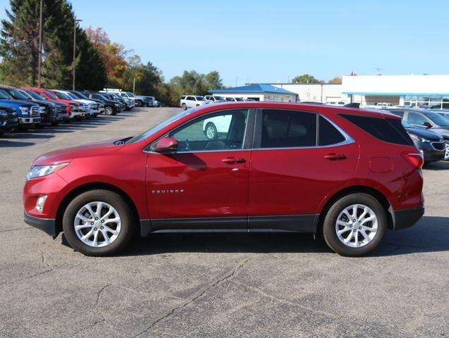 Used 2021 Chevrolet Equinox LT with VIN 3GNAXKEV4ML321667 for sale in Jonesville, MI