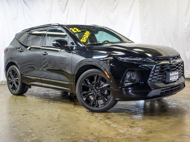 Used 2022 Chevrolet Blazer RS with VIN 3GNKBKRS1NS204722 for sale in Bolingbrook, IL