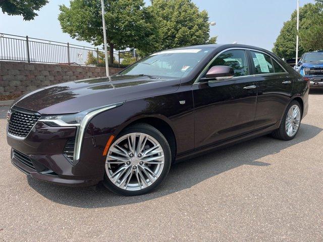 Certified 2021 Cadillac CT4 Premium Luxury with VIN 1G6DF5RKXM0129132 for sale in Englewood, CO