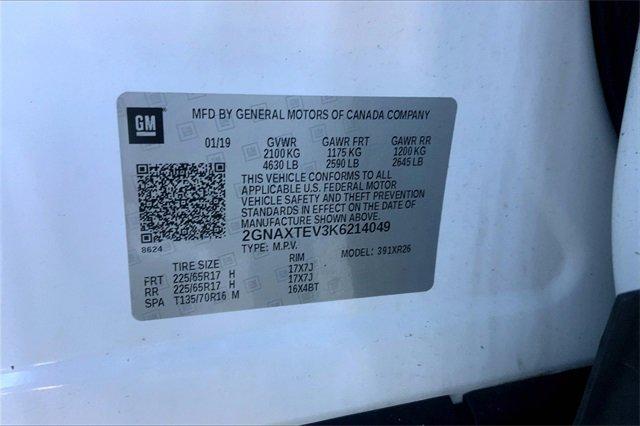 2019 Chevrolet Equinox Vehicle Photo in TOPEKA, KS 66609-0000