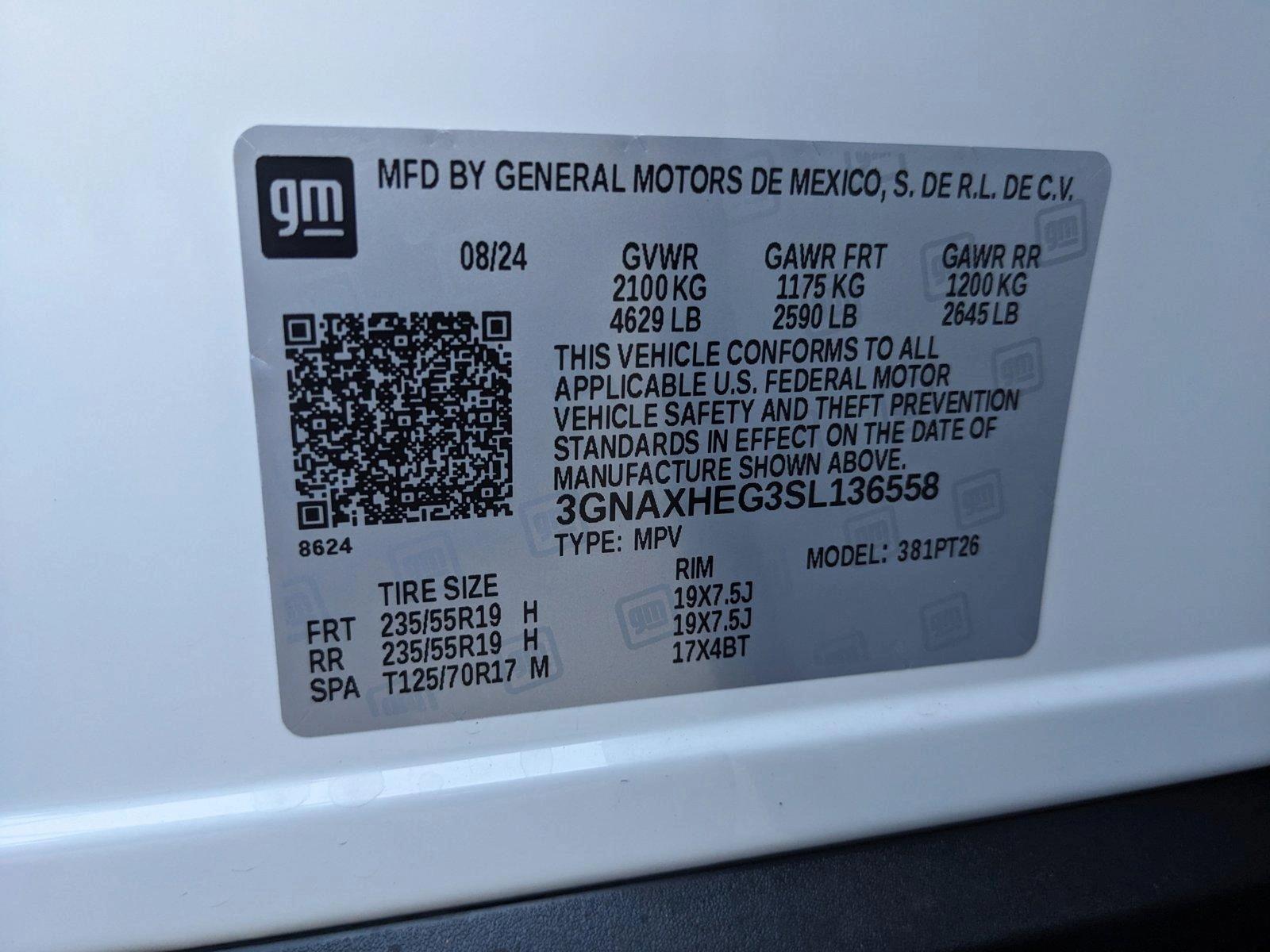 2025 Chevrolet Equinox Vehicle Photo in HOUSTON, TX 77034-5009