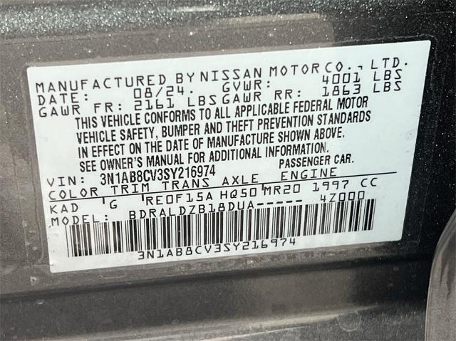 2025 Nissan Sentra Vehicle Photo in Tulsa, OK 74129