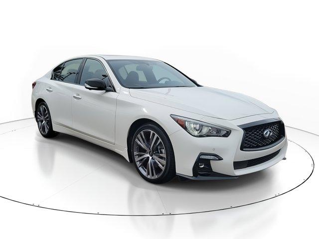 Certified 2023 INFINITI Q50 SENSORY with VIN JN1EV7CR3PM543309 for sale in Tampa, FL