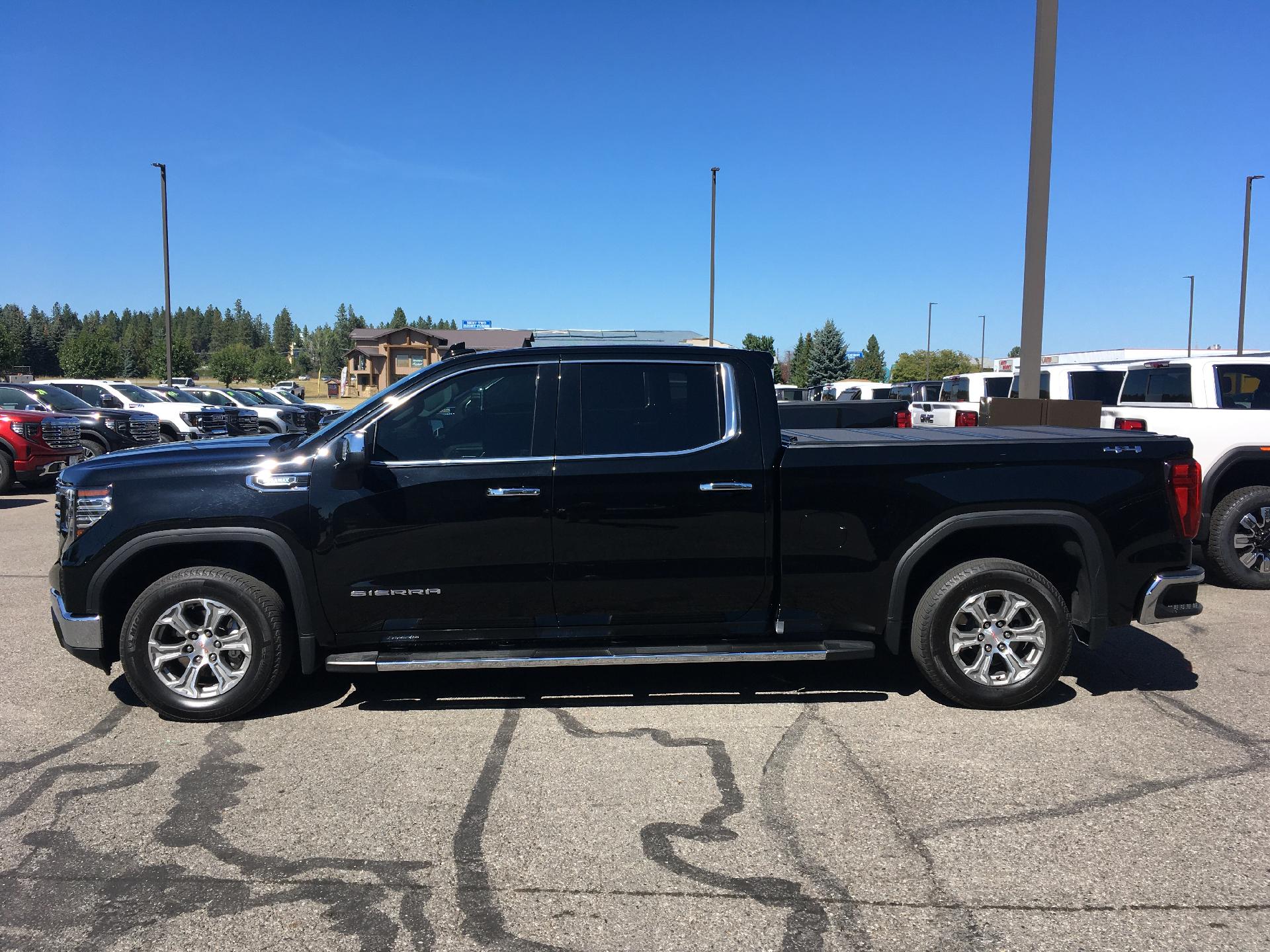 Used 2023 GMC Sierra 1500 SLT with VIN 3GTUUDE89PG253710 for sale in Coeur D'alene, ID