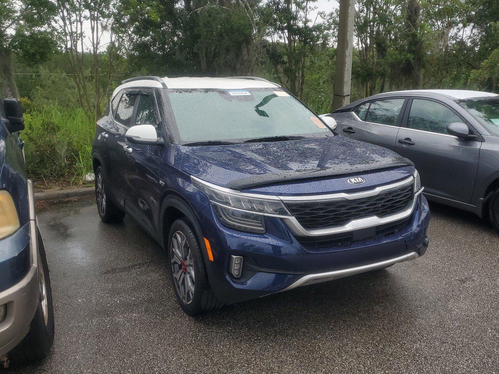 Used 2021 Kia Seltos SX with VIN KNDETCA22M7130664 for sale in Clermont, FL