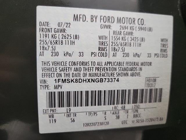 2022 Ford Explorer Vehicle Photo in Neenah, WI 54956