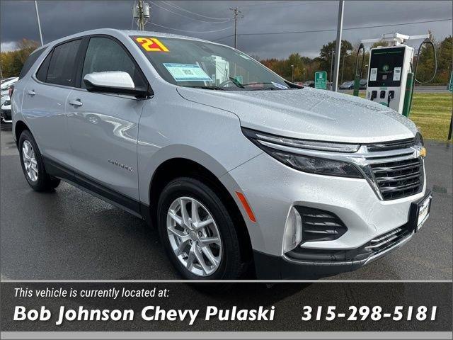 Used 2022 Chevrolet Equinox LT with VIN 3GNAXUEV5NL276705 for sale in Pulaski, NY