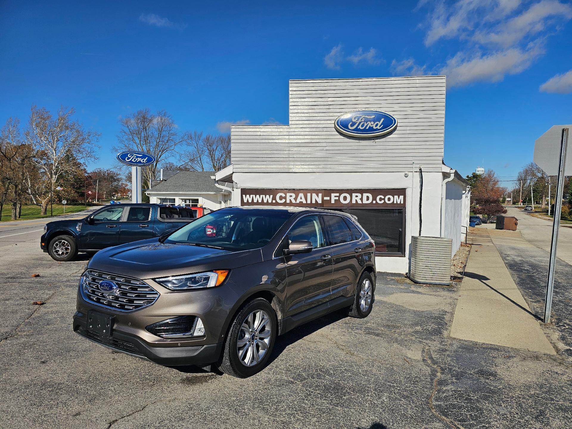 Used 2019 Ford Edge Titanium with VIN 2FMPK4K99KBB54635 for sale in Warren, IN