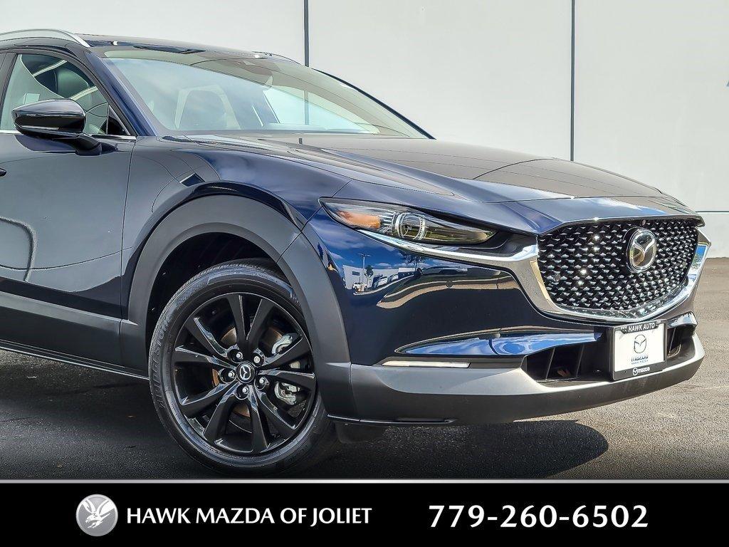 Used 2021 Mazda CX-30 Turbo Premium Plus with VIN 3MVDMBEY0MM253871 for sale in Joliet, IL