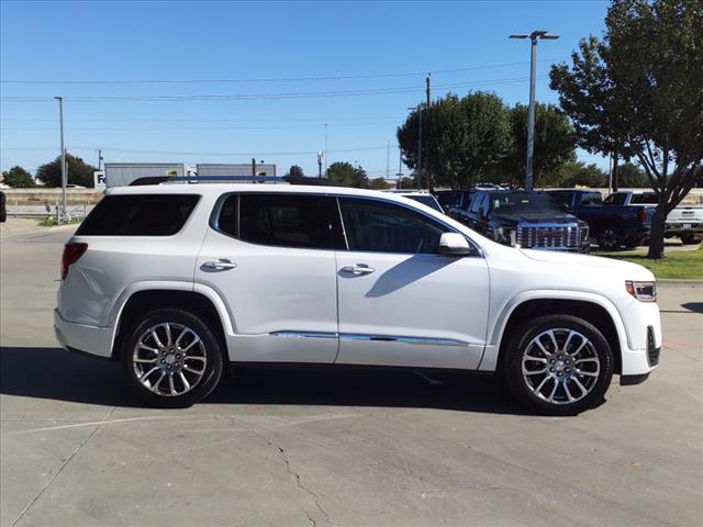 Certified 2023 GMC Acadia Denali with VIN 1GKKNPL44PZ100419 for sale in Rockwall, TX