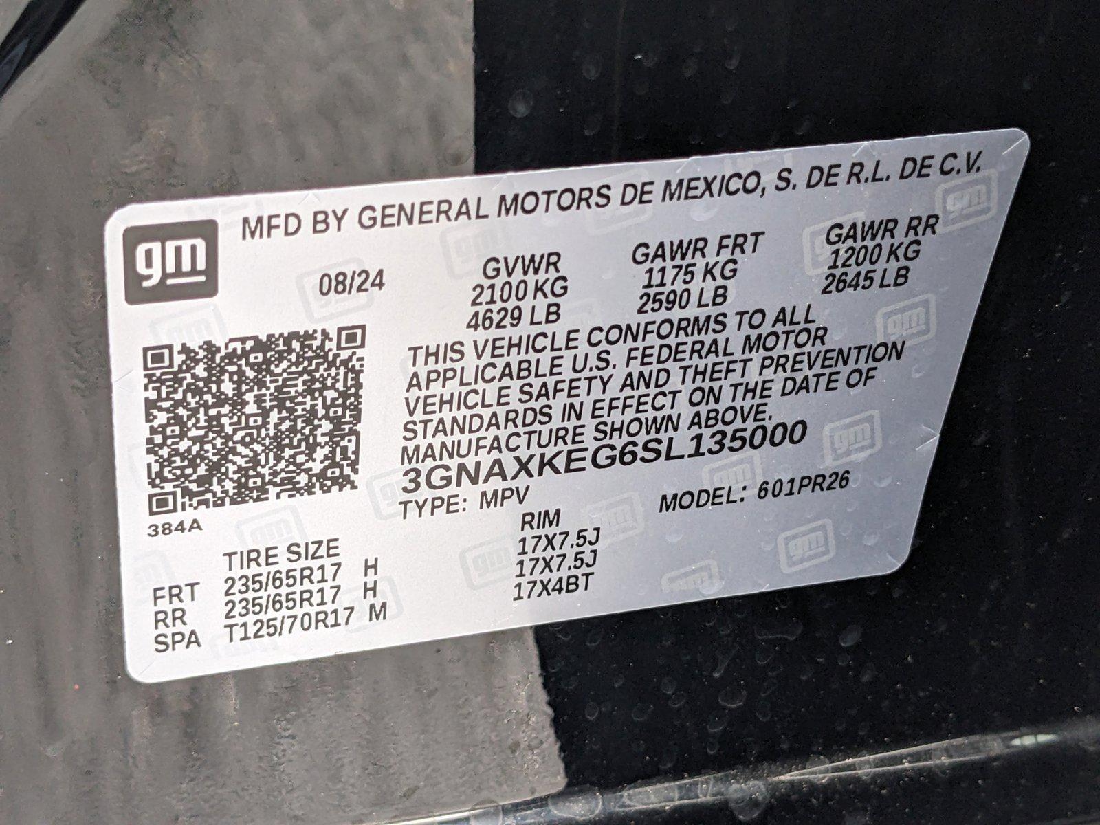 2025 Chevrolet Equinox Vehicle Photo in GREENACRES, FL 33463-3207