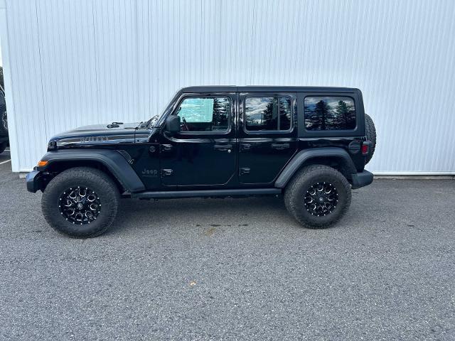 Used 2022 Jeep Wrangler Unlimited Willys with VIN 1C4HJXDM2NW247353 for sale in Colebrook, NH